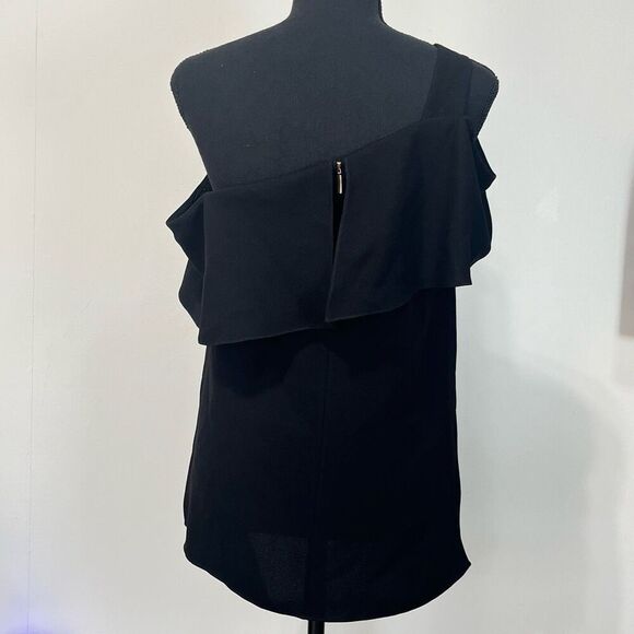 Tibi Black Draped Top Off The Shoulder Open Shoulder Women’s XS - Picture 4 of 13